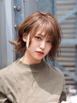 ピープスアンドスー 表参道 渋谷(Peeps&Suu.) ゆるふわボブ/ダメージレスパーマ/耳掛け20代30代40代50代