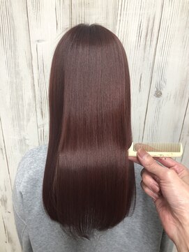 エモート(EMOTE) ロング/ピンクブラウン/髪質改善トリートメント