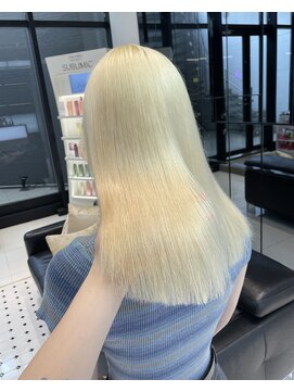 キーン 吉祥寺店(keen) 《keen×オオキタ》抜きっぱなしブロンド×サブリミック髪質改善