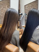 ルスリー 四日市店(Lsurii) 髪質改善カラー