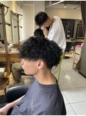 波巻きパーマ　ツイストスパイラル　メンズパーマ　メンズサロン