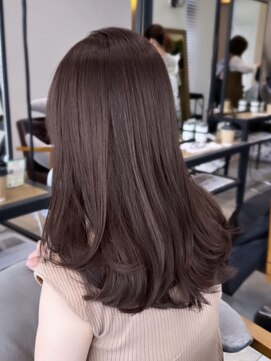 コート 表参道(Cote) Cote チョコレートブラウン×セミロングスタイル