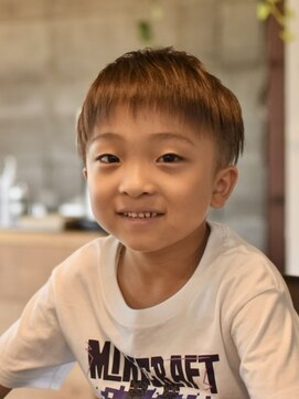 リム メンズヘア(LIM men's hair) 夏髪ショートマッシュ【キッズカット/メンズヘア】