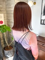 ヲタク(wotaku.)&nbsp;オレンジカラー暖色カラーオレンジブラウンブリーチなしカラー