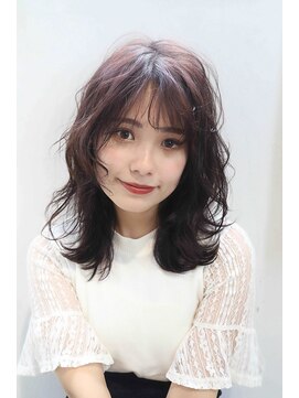 アボヘアー(Abo hair) 大人かわいい小顔レイヤーパーマひし形20代30代40代50代