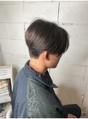 束感韓国マッシュショート刈り上げツーブロック学生キッズカット