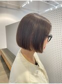 切りっぱなしボブ