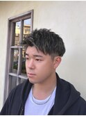 【伊藤指名限定】刈り上げアップバング×メッシュ
