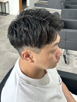 ヒュイル バイ ニアウ(Hwyl by Niau) メンズカットアップバンク刈り上げショートジェットモヒカン