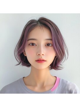 ロディーナコク 大口 新子安(rodina.coc) フェイスフレーミング×ボブ/ダブルカラー/韓国/ブリーチ