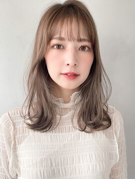 アグノス 青山(Agnos) ココアベージュセミディレイヤーカット美髪愛され#330f1107