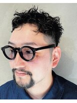 キュー(Cue_)&nbsp;大人のアップバング×ロシパーマ【表参道/原宿】