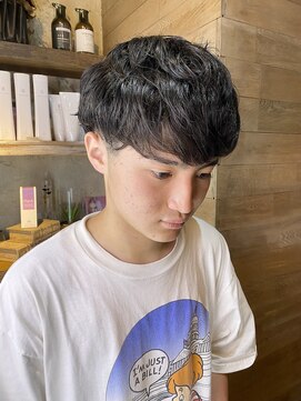 トレヘアー(tRe hair) メンズカット　メンズパーマ　フェザーパーマ　シャドウパーマ