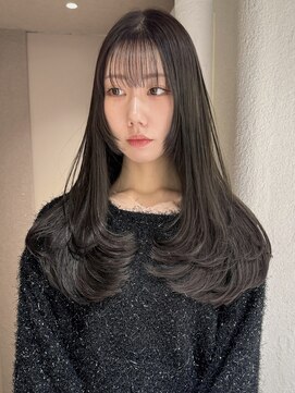 メゾンマイル 恵比寿(maison mile) グレージュカラー/髪質改善/暗髪/レイヤーカット[恵比寿駅］