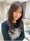お洒落なレイヤーカットハッシュカットレイヤーボブ渋谷