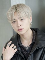 エイド 本店(aid)&nbsp;ミルクティーベージュシースルーセンターパートマッシュ