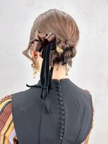 アイティーバイアルバム 松戸店(IT by ALBUM)&nbsp;オリーブベージュロングおくれ毛前髪カット_ba576561