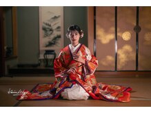 美羽着物館 Nana Kimono Rental 京都伏見稲荷店 着物レンタル/着付け/振袖/着物の雰囲気(色打掛を着て一生の思い出を作りませんか♪京都伏見稲荷/色打掛)