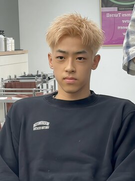 メンズペレ 渋谷(MEN'S PELE) MEN’S/リバースセンターパート/ニュアンスパーマ/渋谷