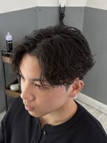 ヘアーアンドビューティー ザ ビー(Hair & Beauty the B) 緩め波巻きパーマ