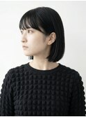 お手入れ簡単！まとまる切りっぱなしボブ