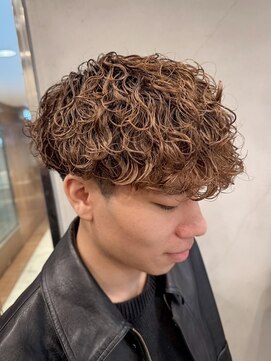 メンズサロン ガウディ 三宮店(men's salon Gaudi) 波巻きスパイラルパーマ×メンズ刈り上げツーブロックマッシュ