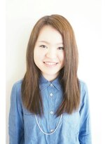 フェリシータ 緑地公園店(felicita) セミウェットダブルカラー★斜めバング甘辛ワンカール★