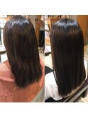 西宮/ハイライト/インナーカラー/小顔/大人可愛/ピンクベージュ