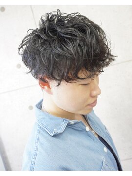 ヘアテリア リュウ 大塚(hair teria ryu) マンズマッシュ無造作パーマ