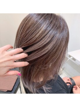 アッシュ 武蔵小金井店(Ash) ＼明るい白髪染め×バレイヤージュカラー／