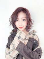 ボブルフくびれヘアピンクベージュ【銀座/銀座駅】