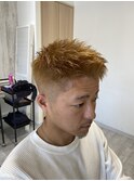 【メンズ】フェード×ソフトモヒカン(ハイトーン)