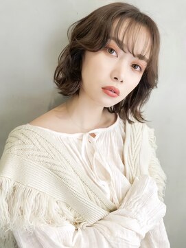 リアン(Lien) Lien☆前髪シースルーバング×レイヤーミニウルフボブ 立川