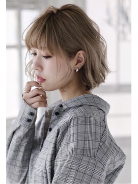 クレドガーデン 川口店(CRED GARDEN) くびれショートボブ×ルミエールジンジャー/大人可愛い