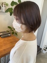 ヘアーサロン ツミキ(HAIR SALON TSUMiKi) 韓国ボブのイヤリングカラー