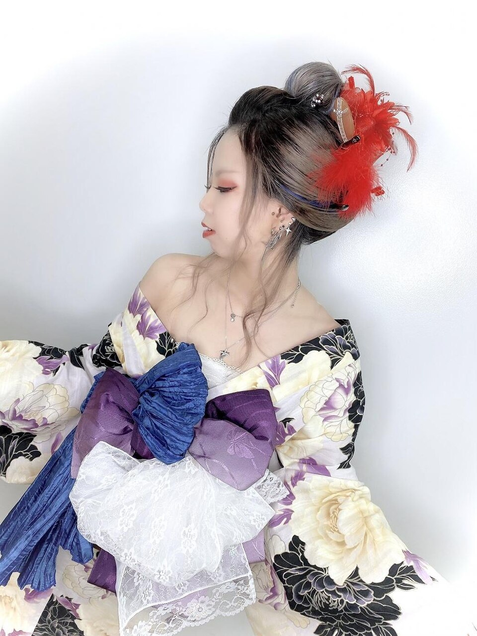 花魁風ヘアセット&浴衣着付け：L165131524｜ブランシスヘアー