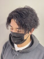 アース 大井町店(HAIR & MAKE EARTH) 爽やかメンズ☆ビジネスショートマッシュ黒髪透明感カラー