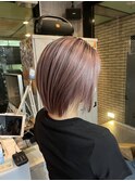 #黒髪#ボブルフ#ネビージュ#小顔#ワンレン