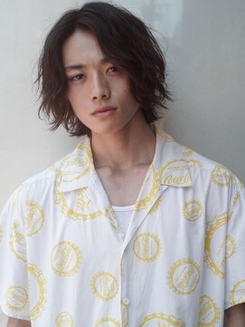 レジュアル(RESSUAL) スーツ短髪ツーブロック束感モテる黒髪シークレットパーマ流行