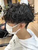 グッドタイムエフティフィフス 横浜西口(GoodTimes ft.fifth)&nbsp;波巻きスパイラルパーママッシュショート無造作パーマ刈り上げ