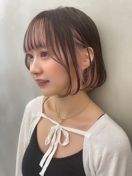 ロンドルーチェ 心斎橋(Lond luce) ダークアッシュ/ミディアムレイヤーカット［髪質改善/縮毛矯正］