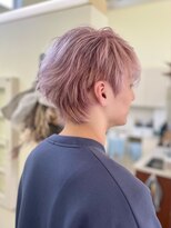 ティーズヘアイナガキイヴピアジェ&nbsp;白っぽピンク＿ハイトーンカラー_ベビーピンク
