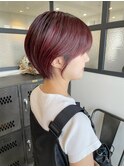 ショートヘア ショートボブ ハンサムショート ダブルカラー