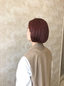 むぎ ボブ☆カシスレッド