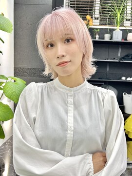 チュダック(ChuDuck) 韓国風《ペールピンク》ブリーチ/ケアブリーチ/ダブルカラー