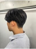 MEN’S HAIR/ウルフ/アッシュブラック/銀座/東銀座