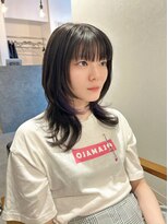 ノア(noah.)&nbsp;レイヤーウルフ/紫のイヤリングカラー