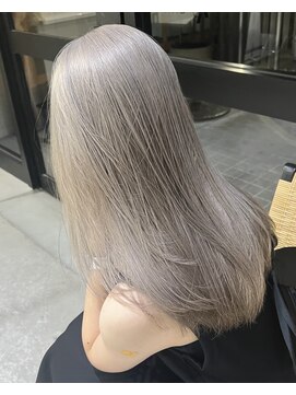 ラキングキョウト(LA KING KYOTO) ブリーチ1回、グレージュ