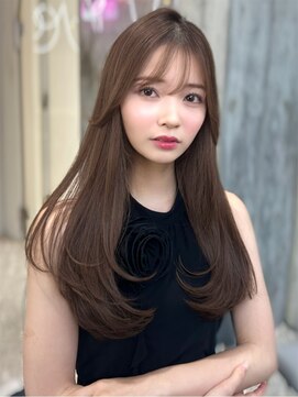 シーシンジュク 新宿南口(Sea shinjuku) 韓国風前髪×レイヤーカット【新宿/前髪/レイヤーカット】