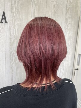 テーラヘアー 板橋店(TELA HAIR) ピンクパープル×ウルフレイヤー☆【板橋】